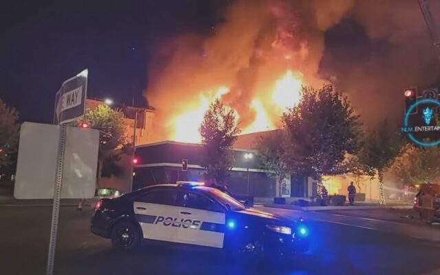 Massive Fire Destroys Downtown Bakersfield Building