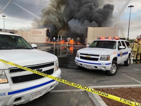 Fire Guts Businesses in SW Bakersfield Shopping Mall