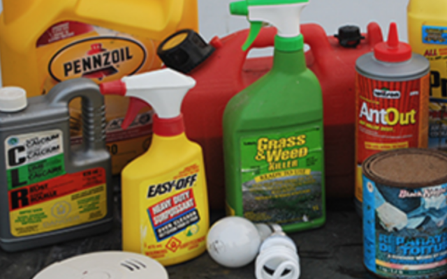 Time to get rid of all that hazardous waste hanging around your house or garage…